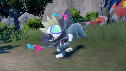 Image d'illustration pour l'article : Pokémon Écarlate / Violet : Le nouveau Pokémon Tag-Tag vient taguer les paysages de Paldea