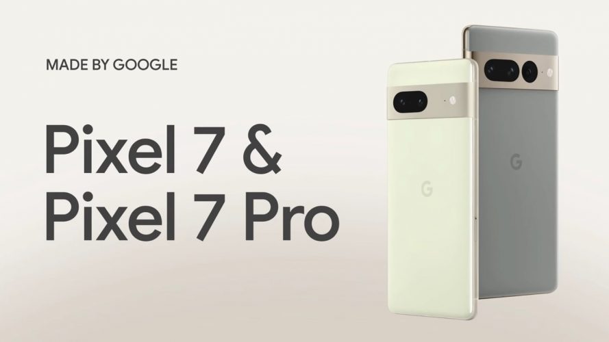 Google pixel 7 et 7 pro 1