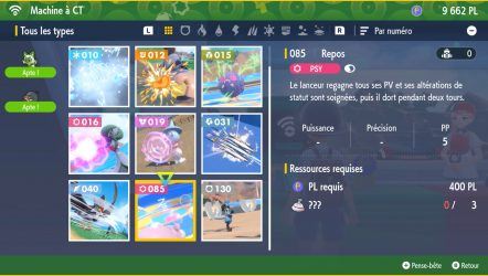Image d'illustration pour l'article : Liste des CT (Capsules Techniques) - Pokémon Écarlate et Violet