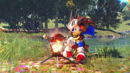 Image d'illustration pour l'article : Sonic Frontiers aura droit à un DLC gratuit lié à Monster Hunter