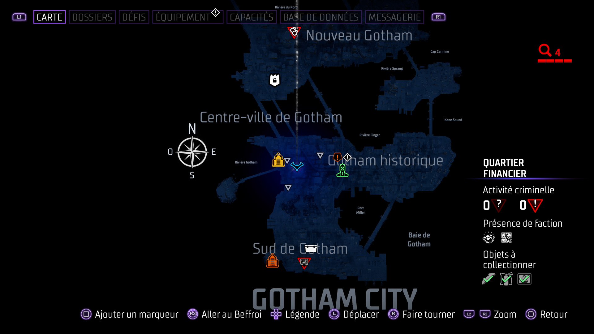 Les batarangs - centre ville - west end - centre elliot - gotham knights