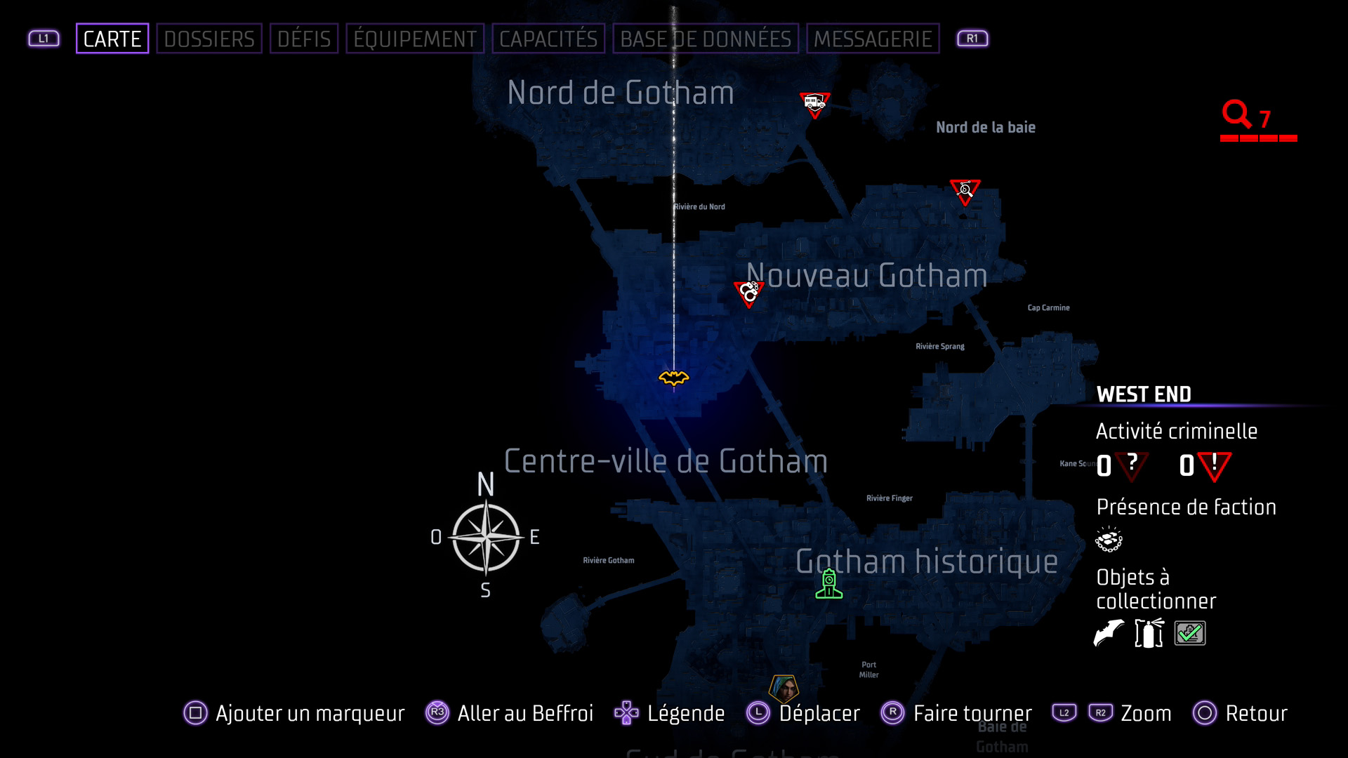 Les batarangs - centre ville - west end - gazette - gotham knights