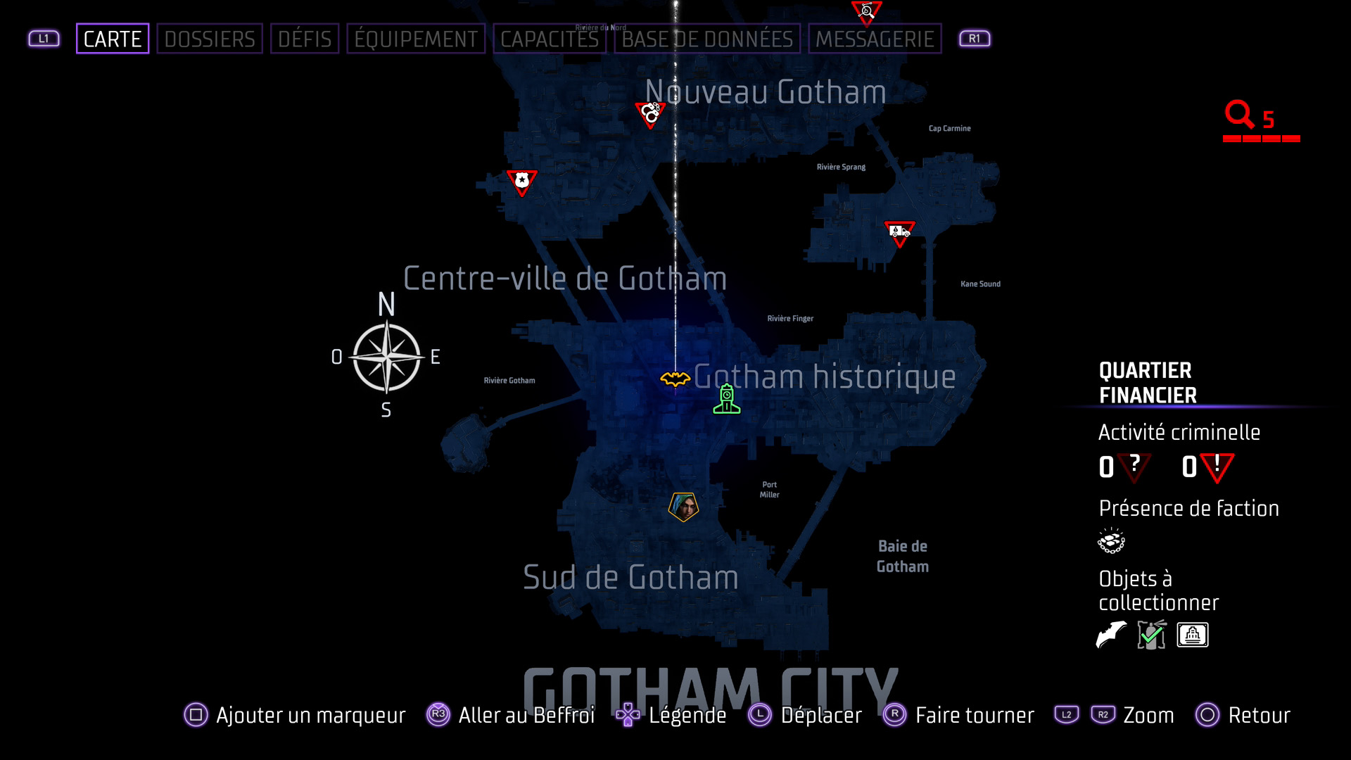 Les batarangs - centre ville - quartier financier - gcsp - gotham knights