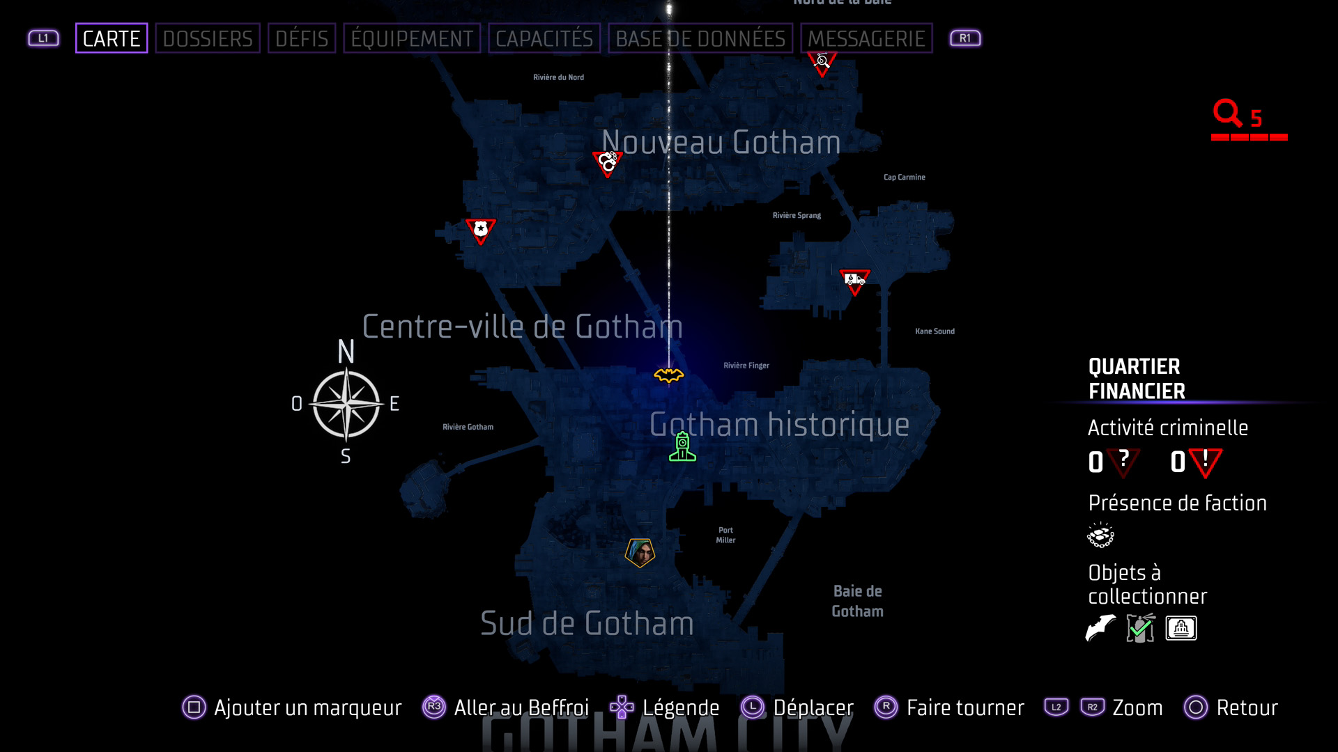 Les batarangs - centre ville - quartier financier - gotham city towers apartment - gotham knights