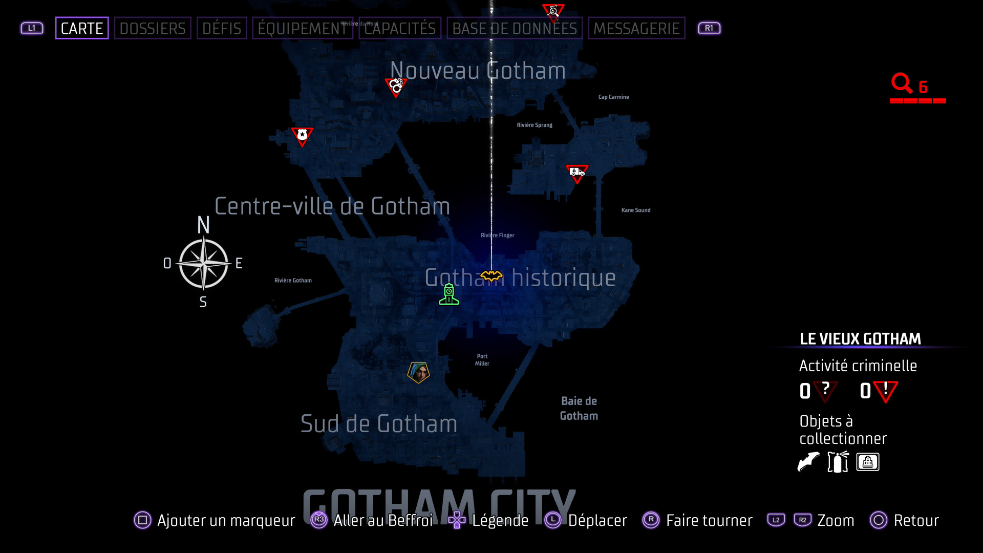 Les batarangs - gotham historique- vieux gotham - hotel - gotham knights