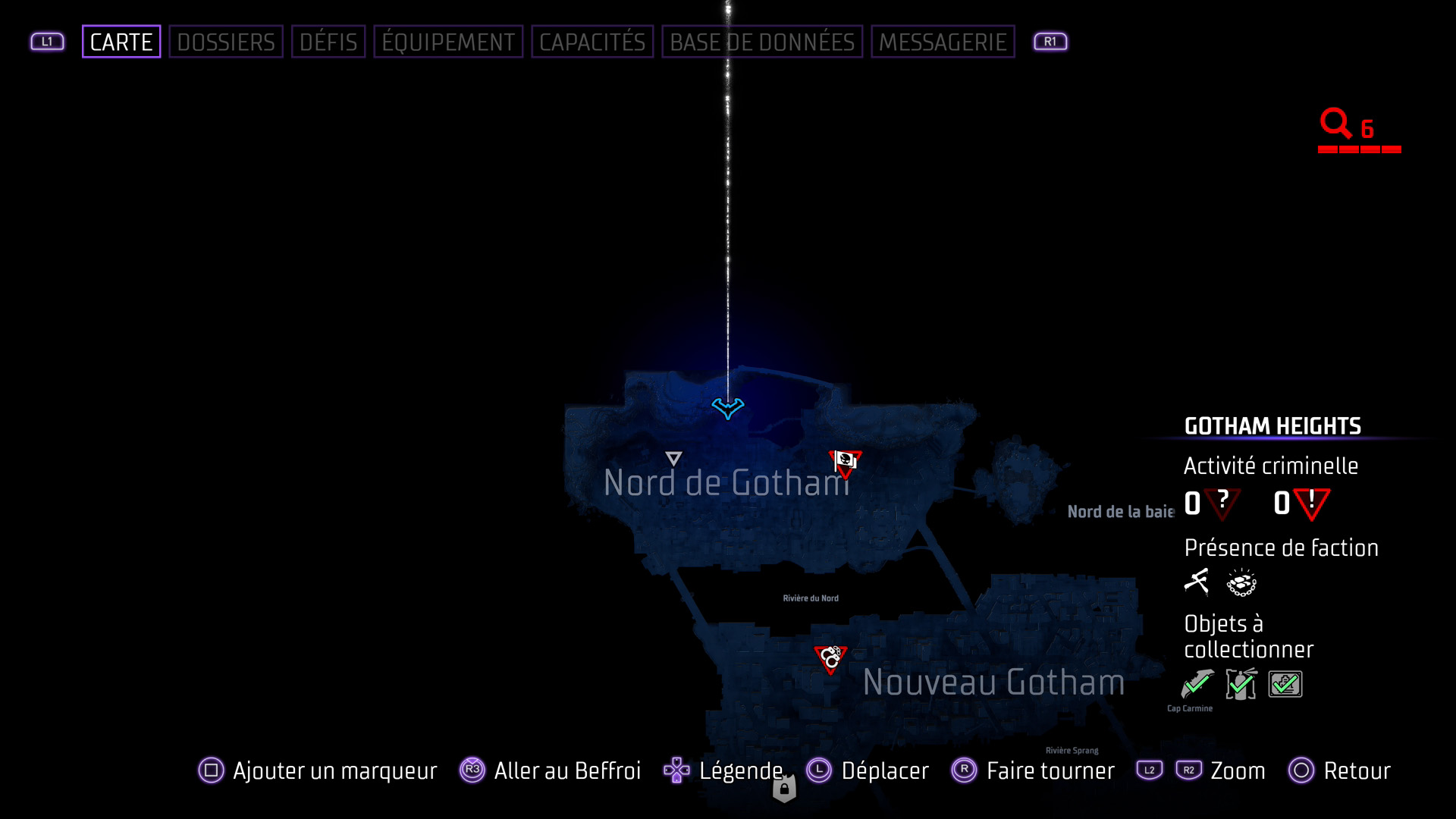 Les batarangs - nord de gotham - gotham heights - réservoir - gotham knights