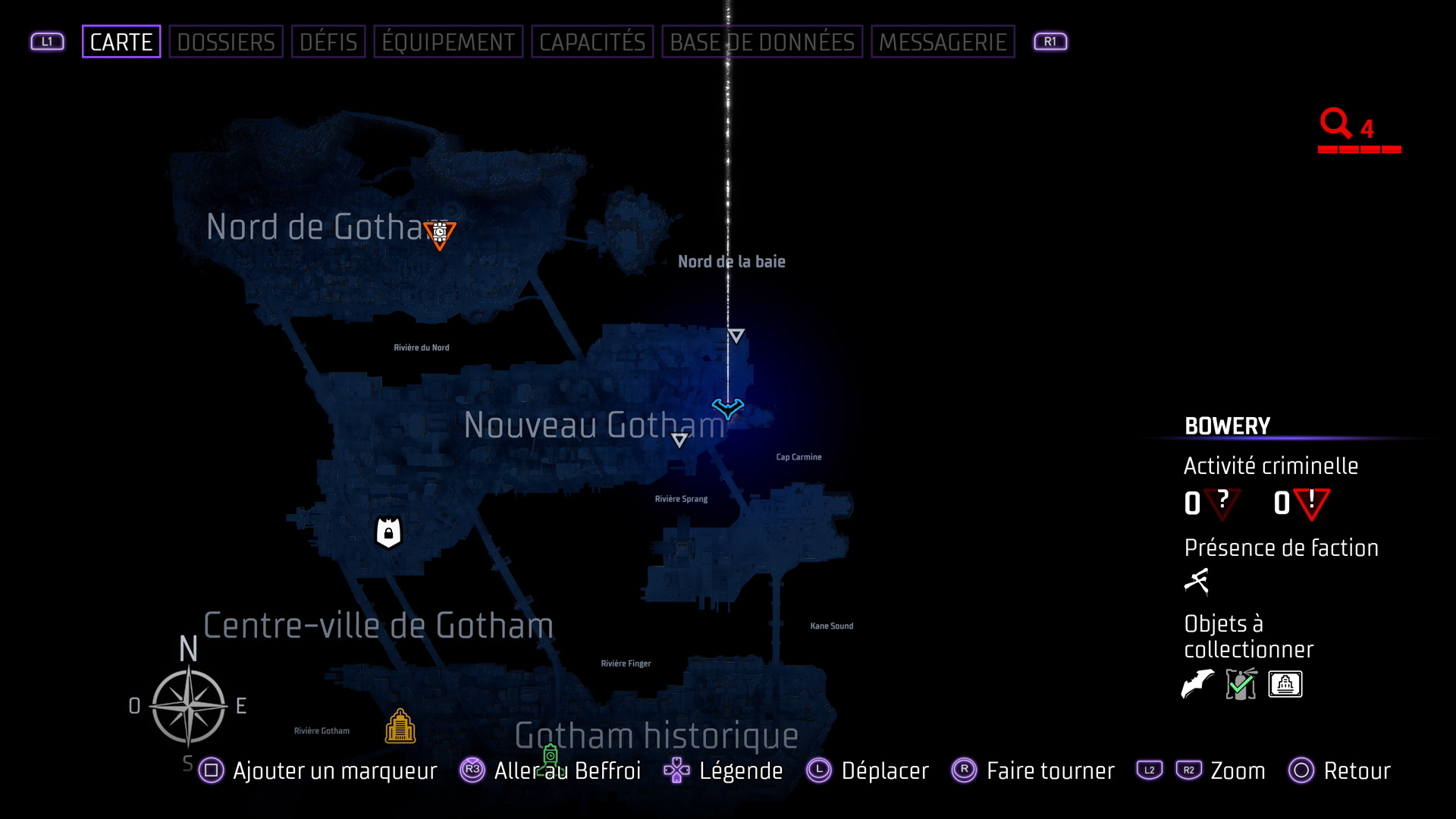Les batarangs - nouveau gotham - bowery - newton place - gotham knights