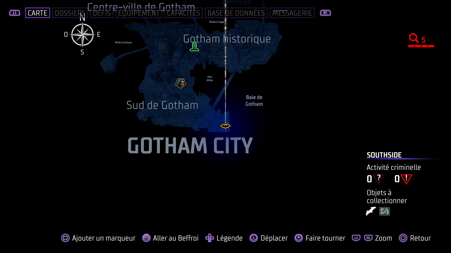 Les batarangs - sud de gotham - southside - quai dixon - gotham knights