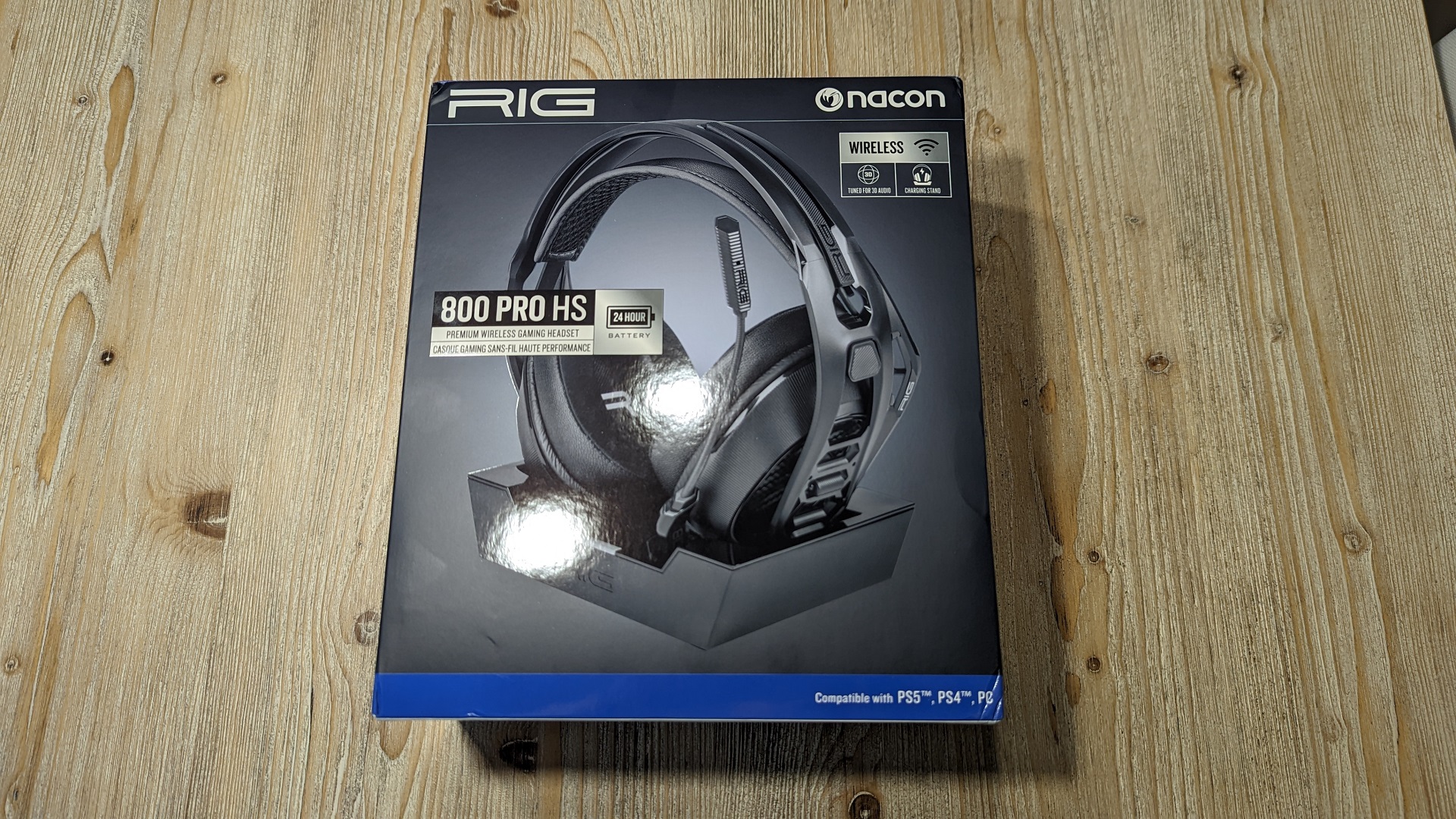 Casque Gaming RIG 600 Max HS - Licence Sony Pour PS5 - Double Connexion Sans Fil RF Et Bluetooth - Autonomie 24h