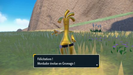 Image d'illustration pour l'article : Comment faire évoluer Mordudor en Gromago et où le trouver - Pokémon Écarlate et Violet