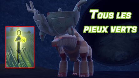 Image d'illustration pour l'article : Emplacement des pieux verts – Pokémon Écarlate et Violet
