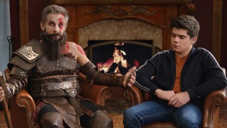 Image d'illustration pour l'article : God of War Ragnarok : Une drôle de pub avec Ben Stiller, LeBron James, John Travolta et leurs enfants