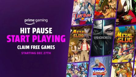Image d'illustration pour l'article : Amazon Prime Gaming offre 10 jeux à ses abonnés avec Dishonored 2 et des jeux SNK