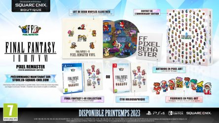 Image d'illustration pour l'article : La compilation Final Fantasy Pixel Remaster arrive sur PS4 et Switch avec un collector au prix exorbitant