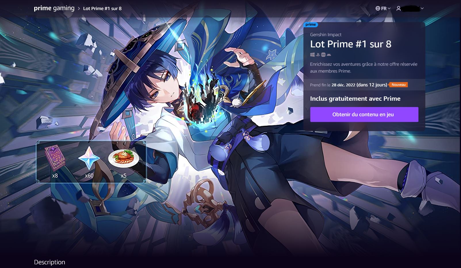 Comment obtenir des récompenses gratuites sur Genshin Impact via Prime  Gaming 