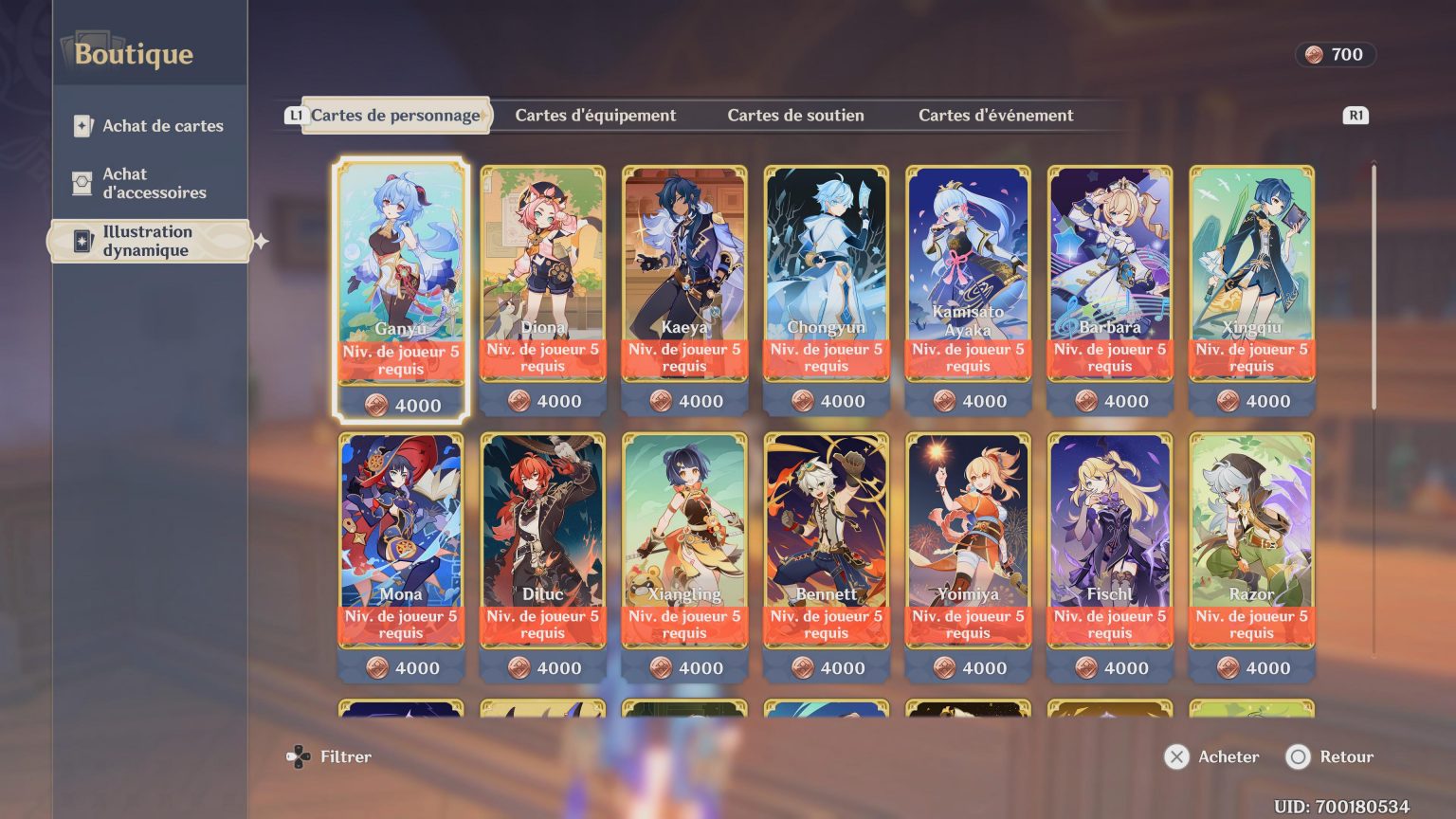 Tout savoir sur le jeu de cartes Invocation des Sept | Genshin Impact