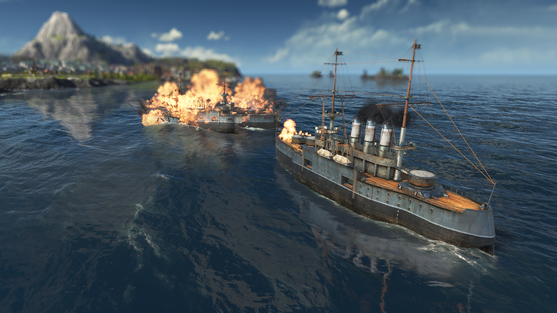 Anno 1800 screen console edition naval battle 20230117 6pm cet 4