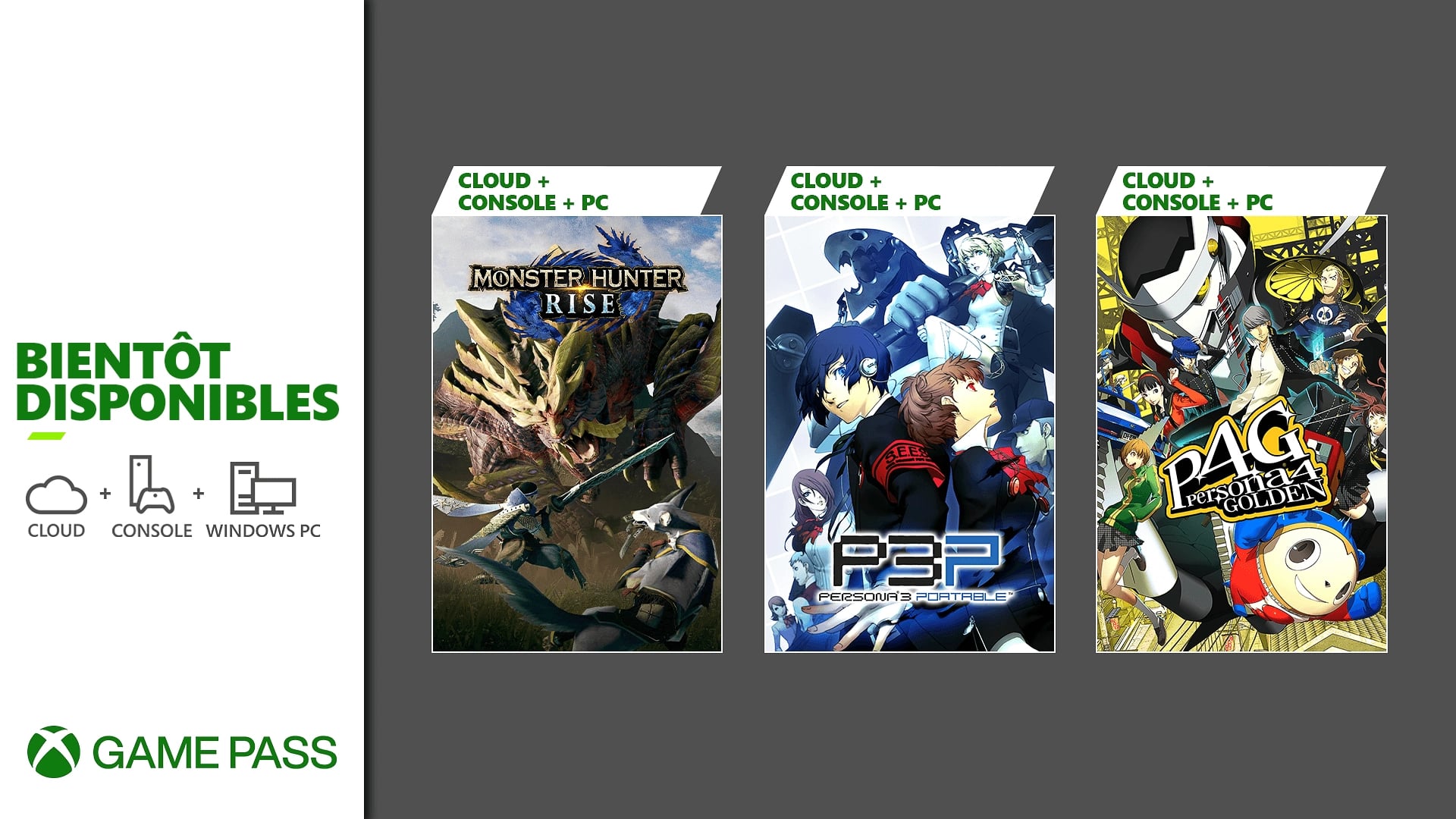 Xbox Game Pass Petit mois mais grosses sorties sur le service en janvier avec Persona et