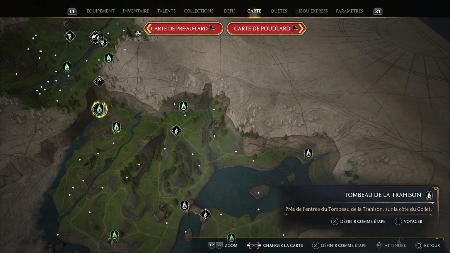 Le trésor du tombeau maudit Soluce Hogwarts Legacy
