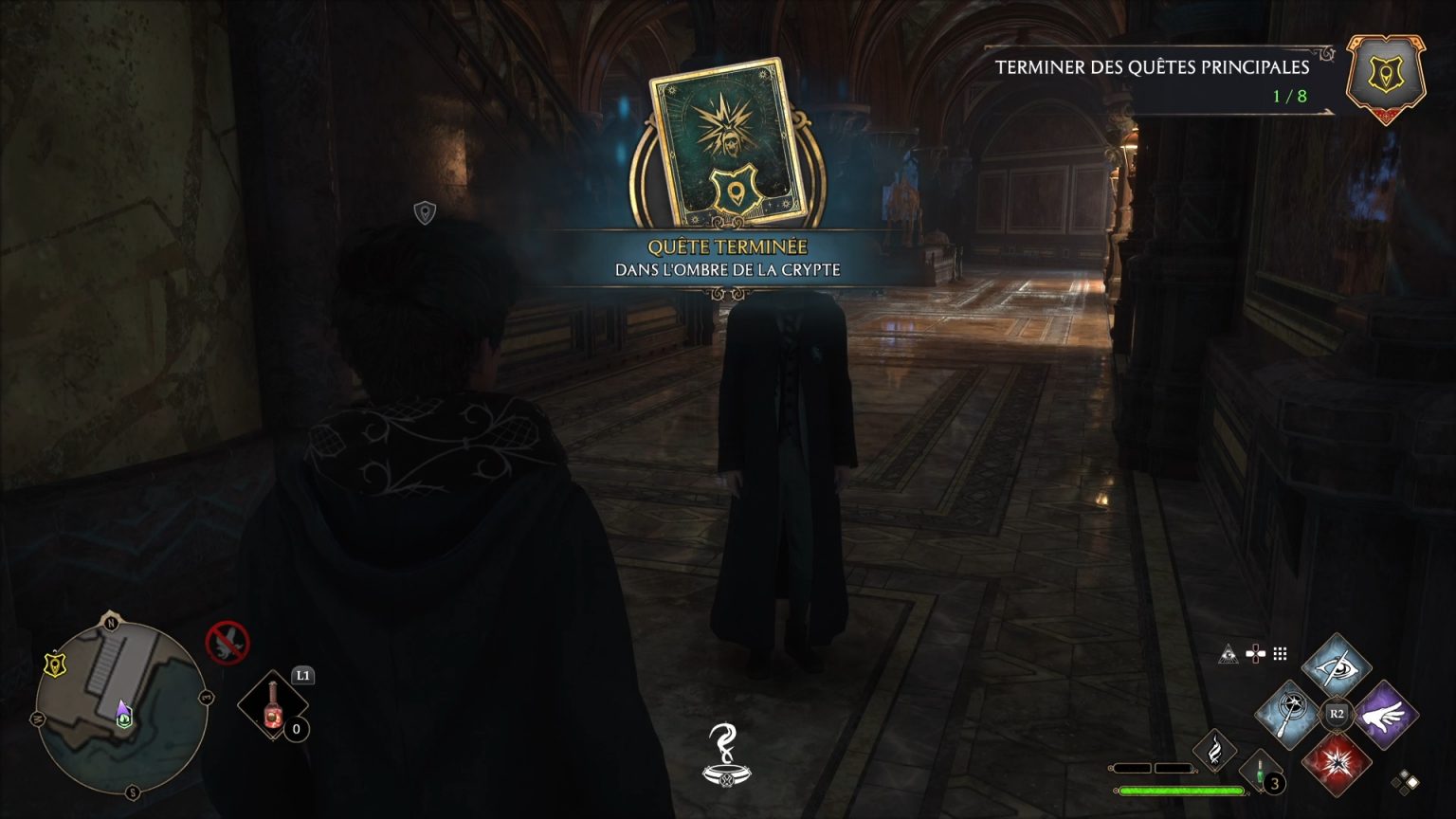 Dans l'ombre de la Crypte Soluce Hogwarts Legacy