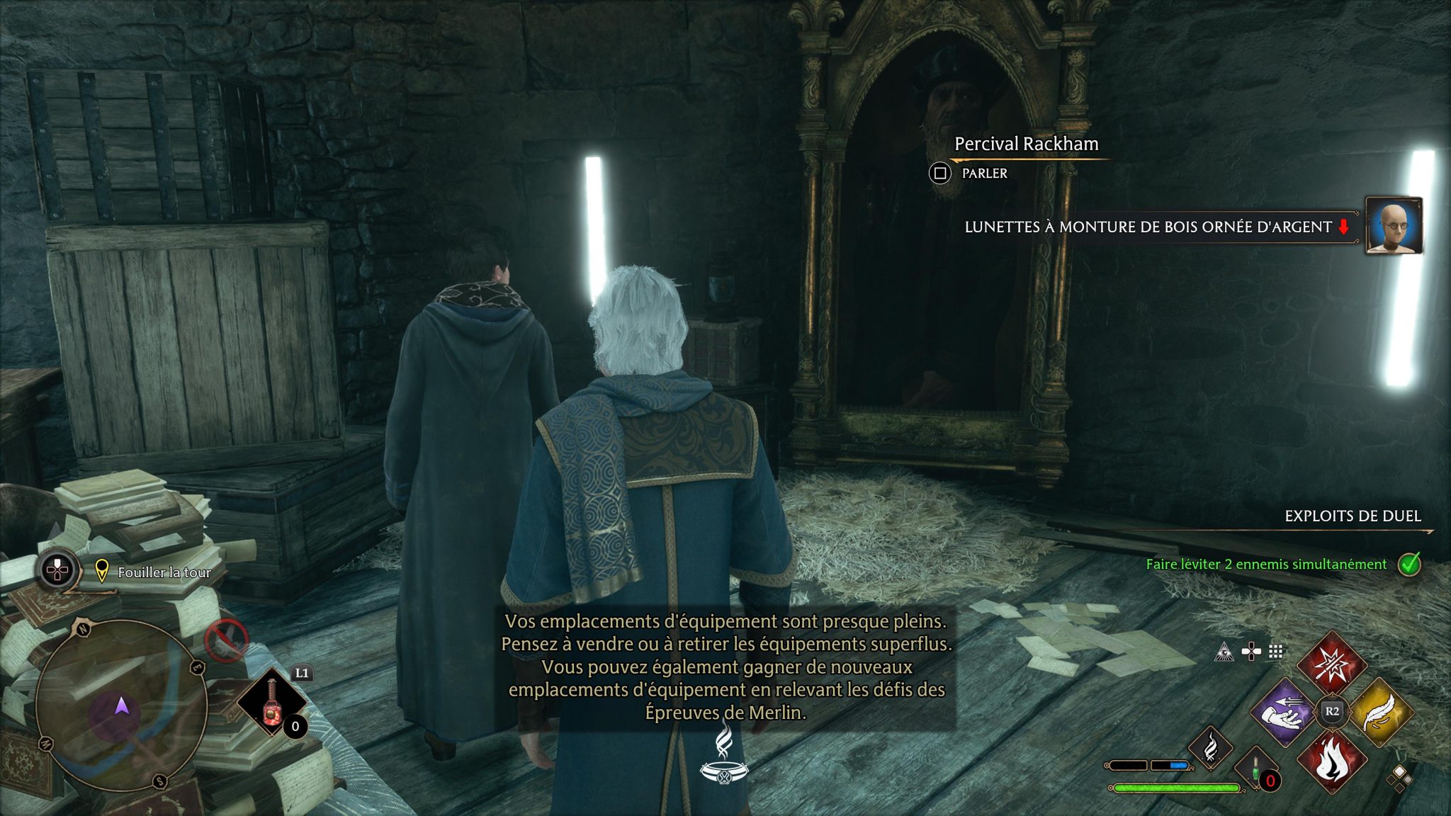 L'Epreuve de Percival Rackham | Soluce Hogwarts Legacy