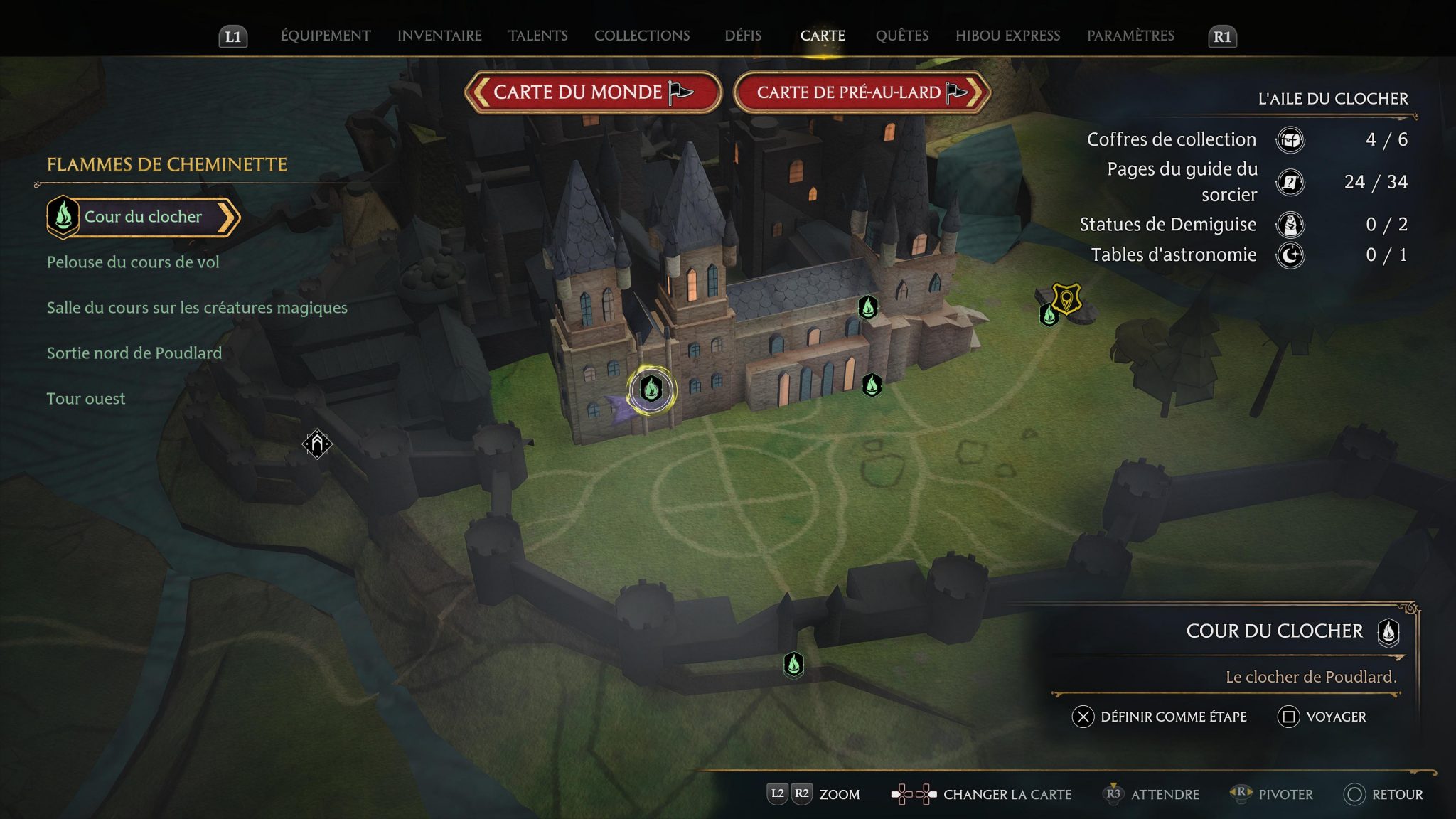 Où trouver tous les coffres avec un œil Guide Hogwarts Legacy