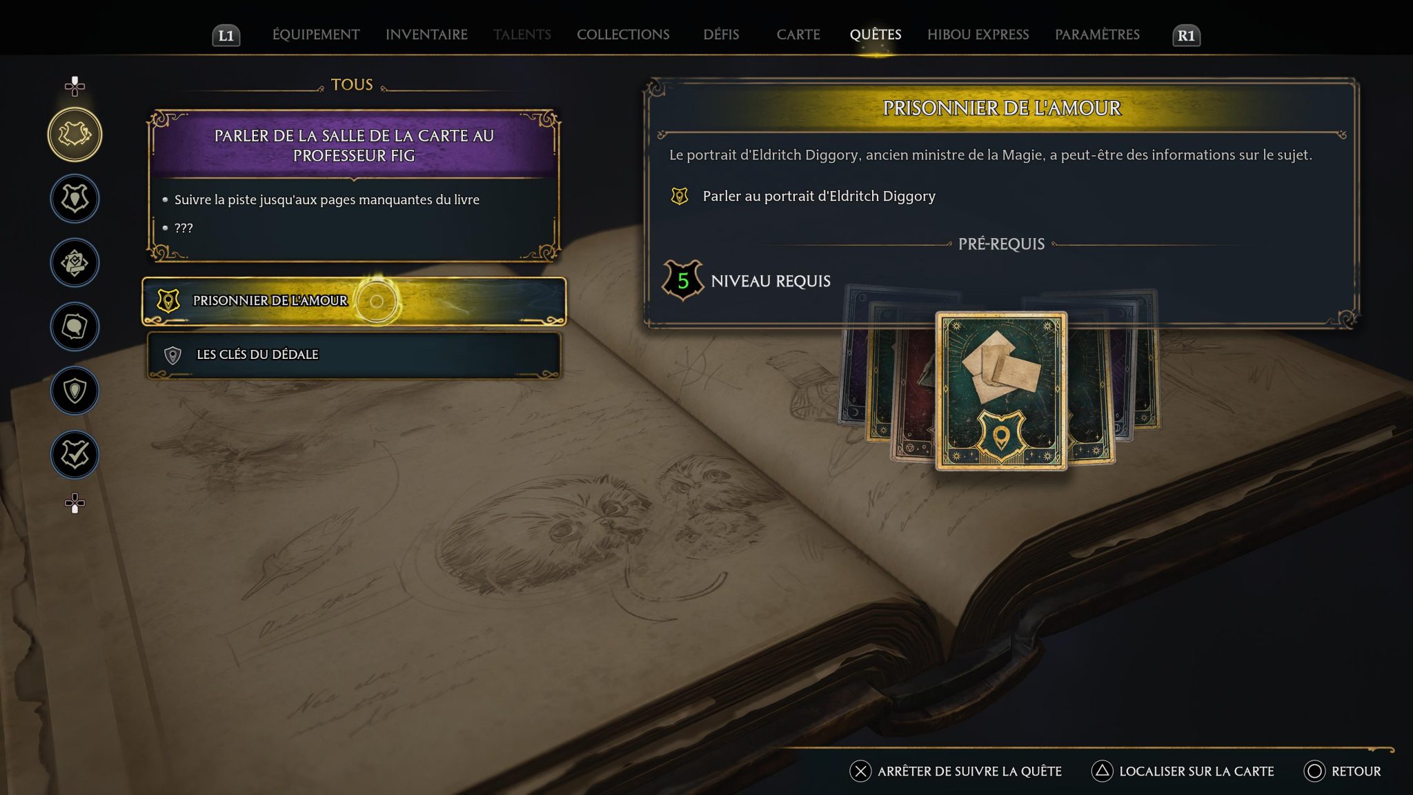 Prisonnier de l'amour (Quête Poufsouffle) Soluce Hogwarts Legacy