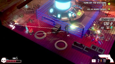 Image d'illustration pour l'article : Dust & Neon : Le twin-stick shooter roguelite sortira le 16 février sur PC et Nintendo Switch