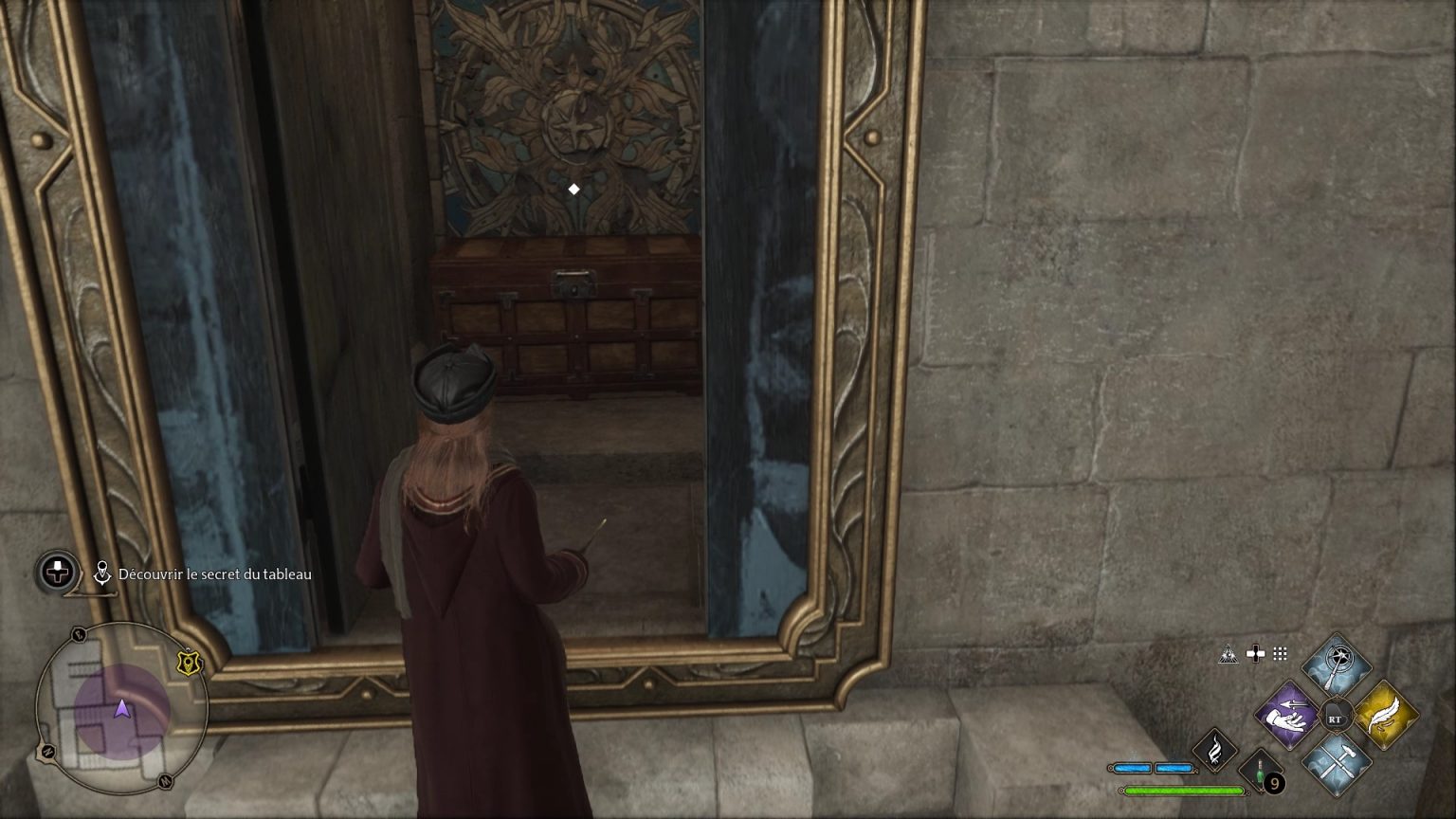 Une cachette dans le château Soluce Hogwarts Legacy