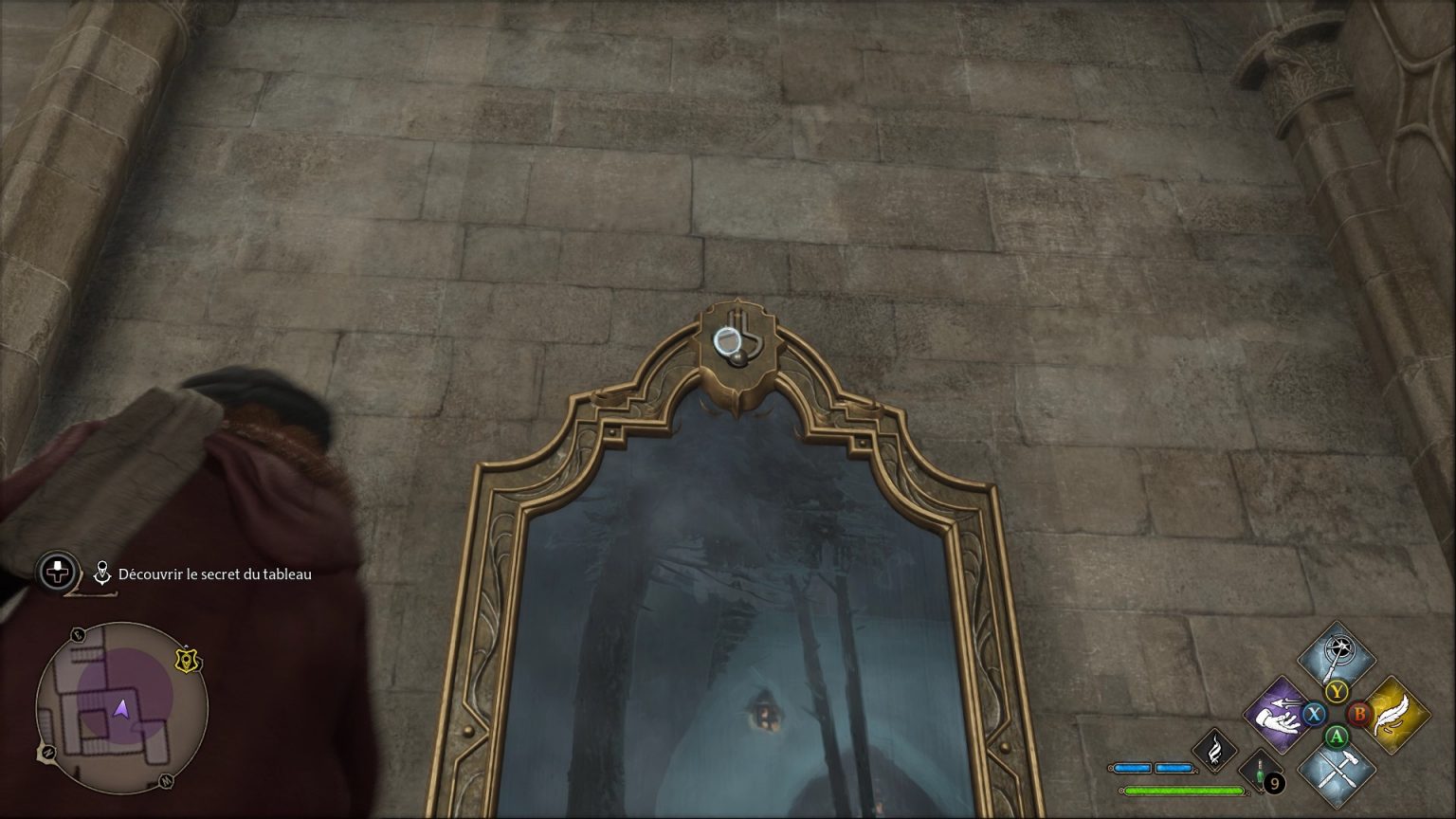 Une cachette dans le château Soluce Hogwarts Legacy