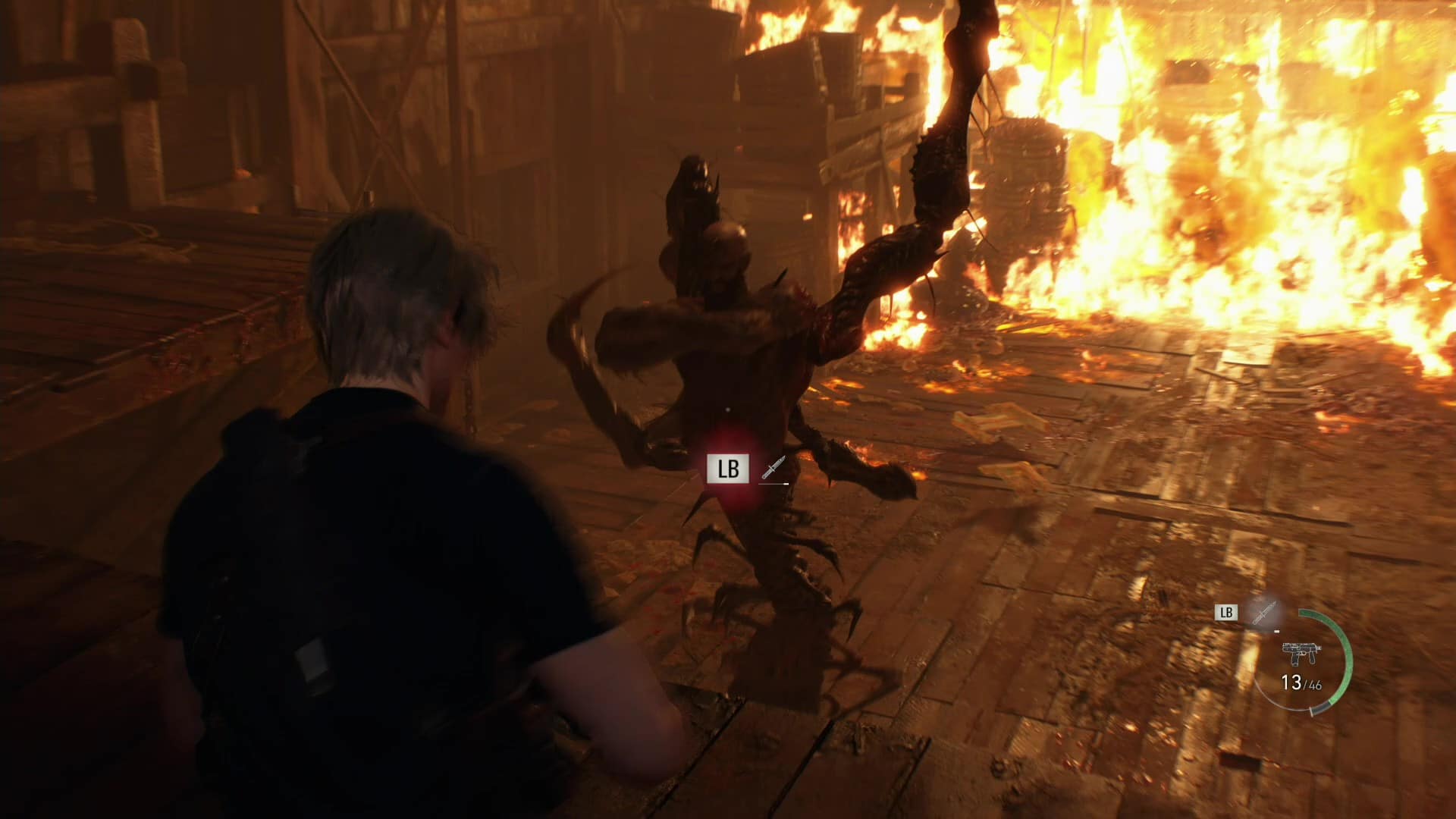 Resident evil 4 remake boss cabane qte lb 12