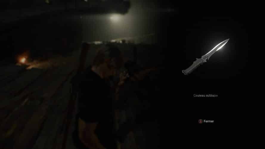 Resident evil 4 remake couteau militaire 1 1