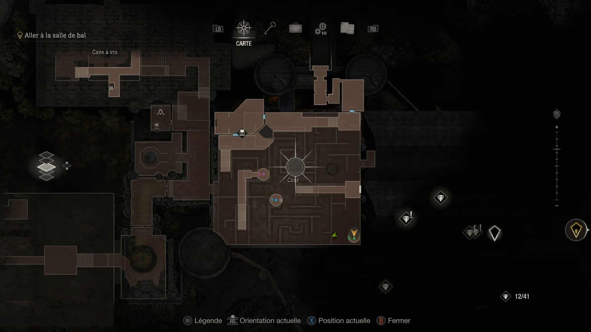 resident evil 4 remake emplacements poignee labyrinthe 2