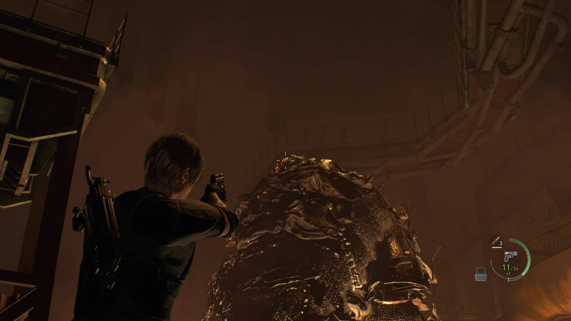 Resident evil 4 remake boss luis trolls fight dynamite 10