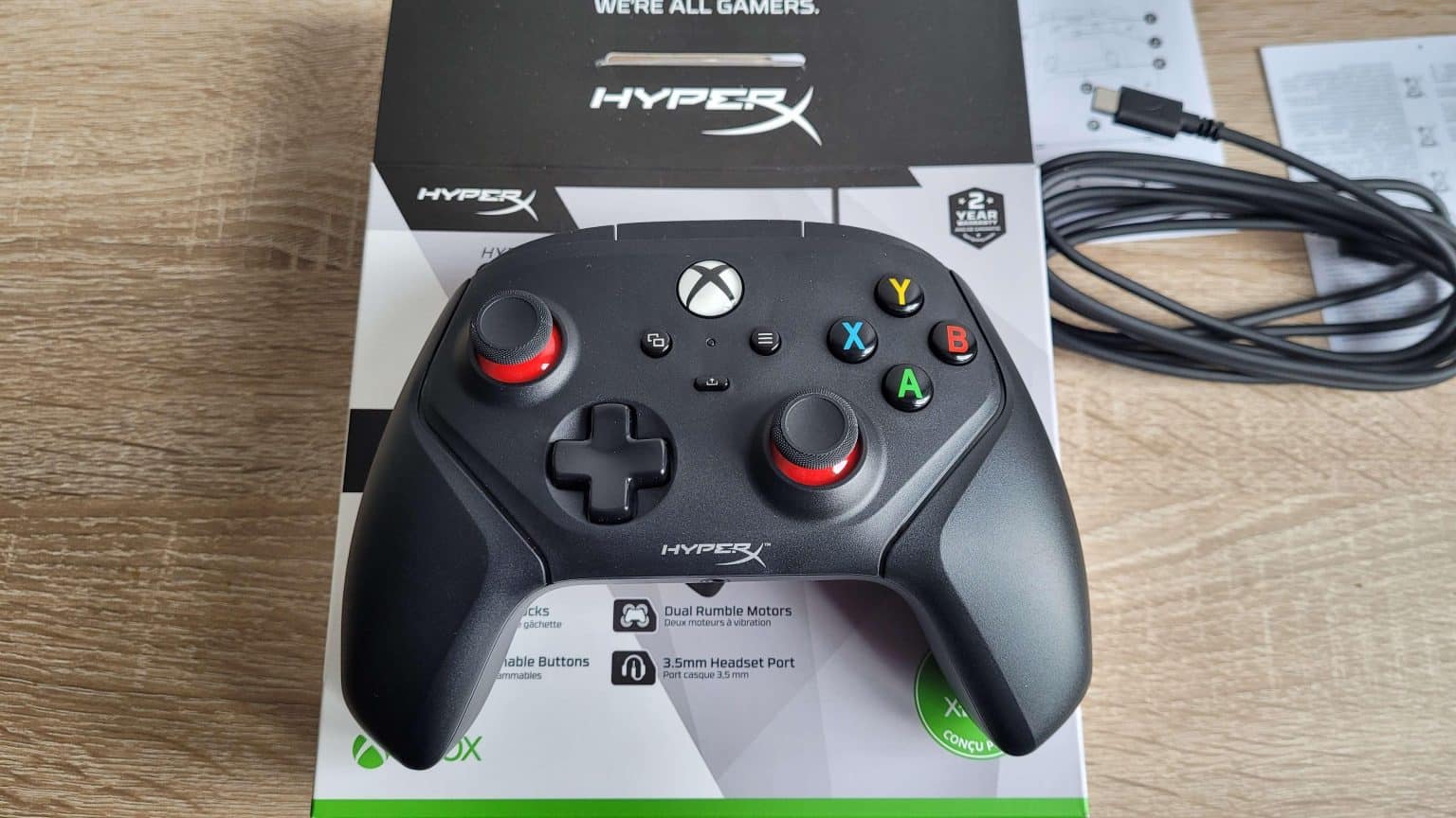 Test Hyperx Clutch Gladiate Une Manette Filaire Xbox Ultra Compl Te