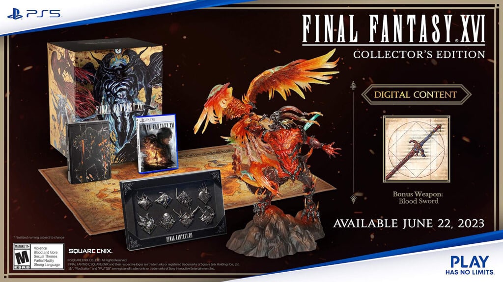 Final fantasy xvi edition collector 1