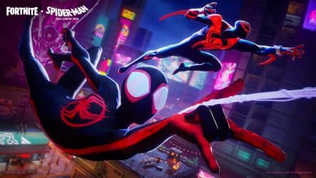 Image d'illustration pour l'article : Fortnite : Miles Morales et Spider-Man 2099 débarquent dans le jeu