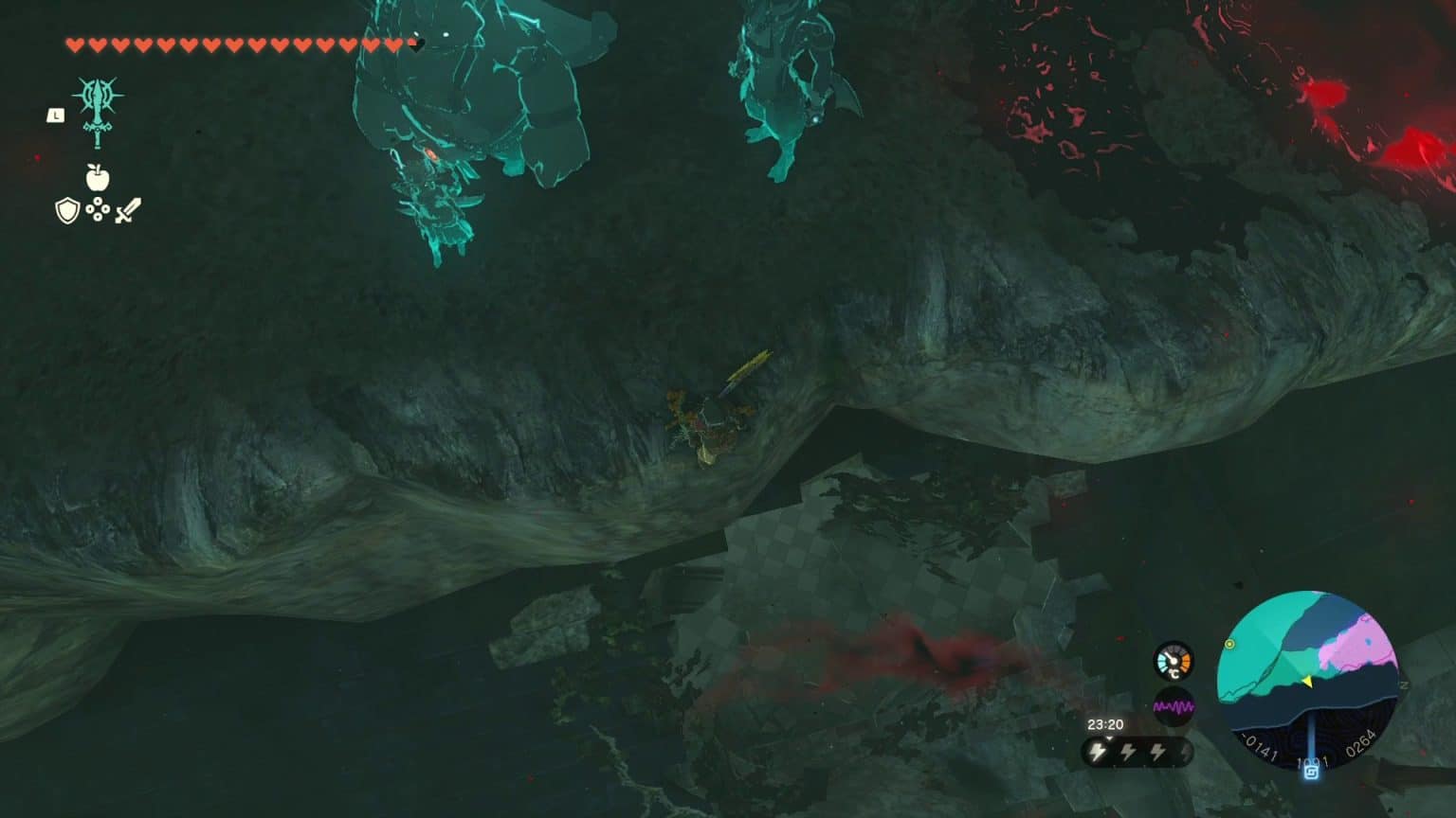 Étrange phénomène au château The Legend of Zelda Tears of the Kingdom Gamerslive.FR