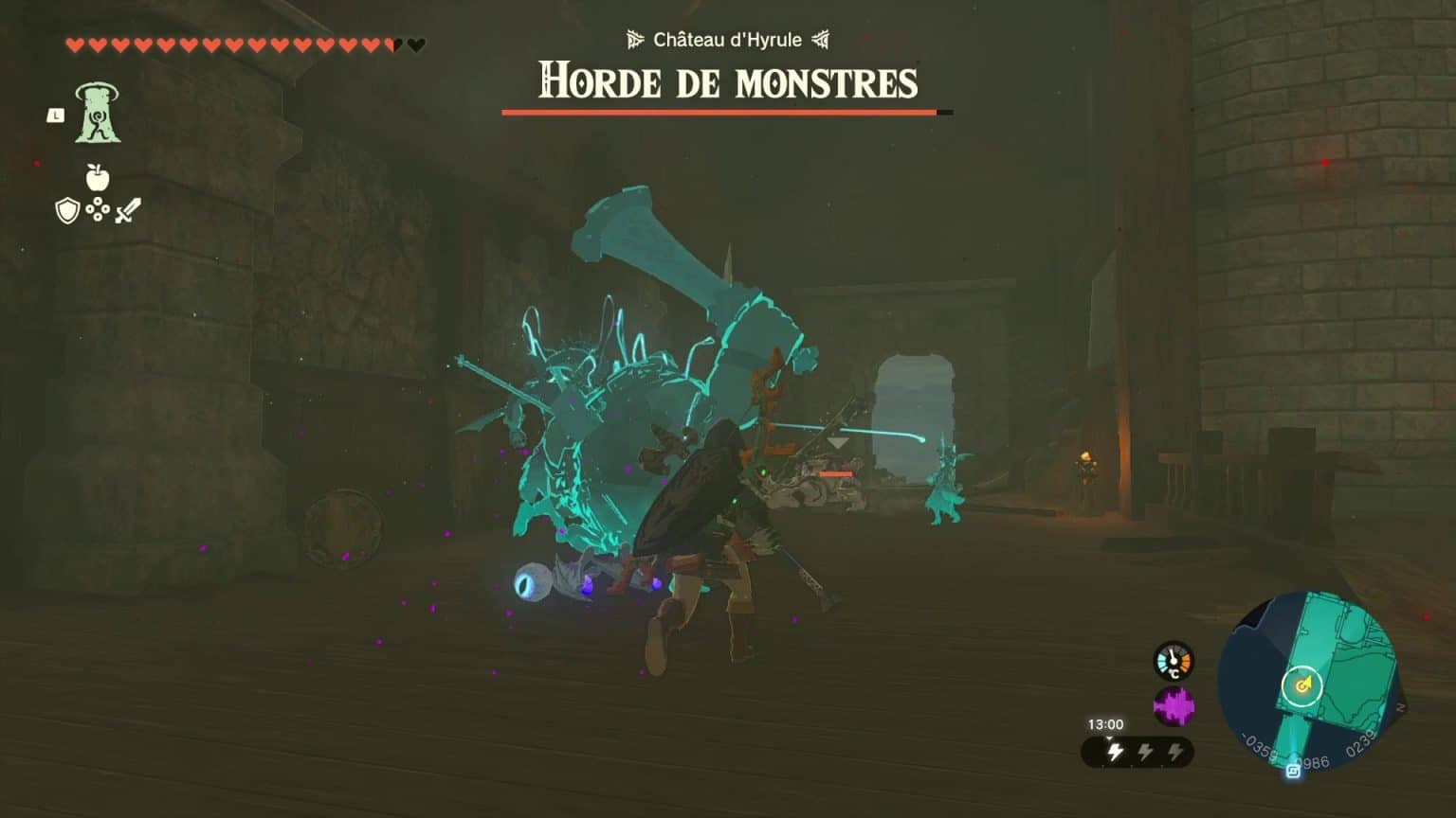 Étrange phénomène au château The Legend of Zelda Tears of the Kingdom Gamerslive.FR