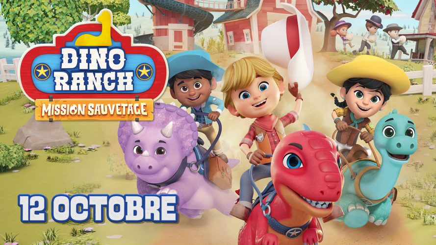 Image d\'illustration pour l\'article : Dino Ranch – Mission Sauvetage : Un jeu vidéo dans l’univers de la série animée Dino Ranch annoncé par Microids