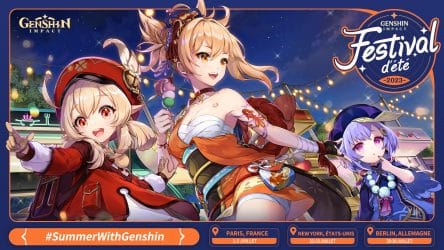 Image d'illustration pour l'article : Genshin Impact organisera son premier festival d'été à Paris du 1er au 2 juillet prochain