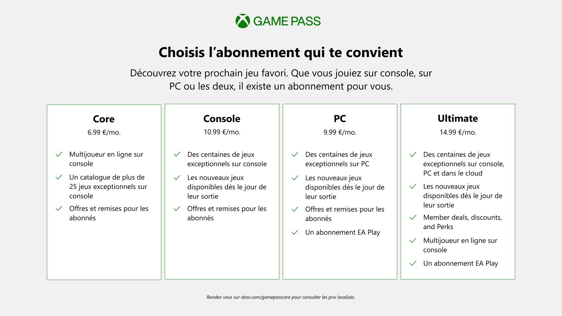 Xbox game pass abos 1