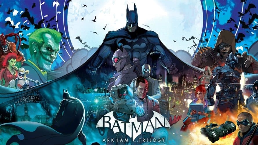 Image d\'illustration pour l\'article : Batman: Arkham Trilogy sera finalement disponible dès le 13 octobre prochain sur Nintendo Switch