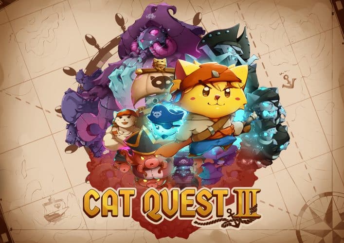 Image d\'illustration pour l\'article : Cat Quest: Pirates of the Purribean : L’action-RPG se renomme Cat Quest III et s’offre un trailer de gameplay
