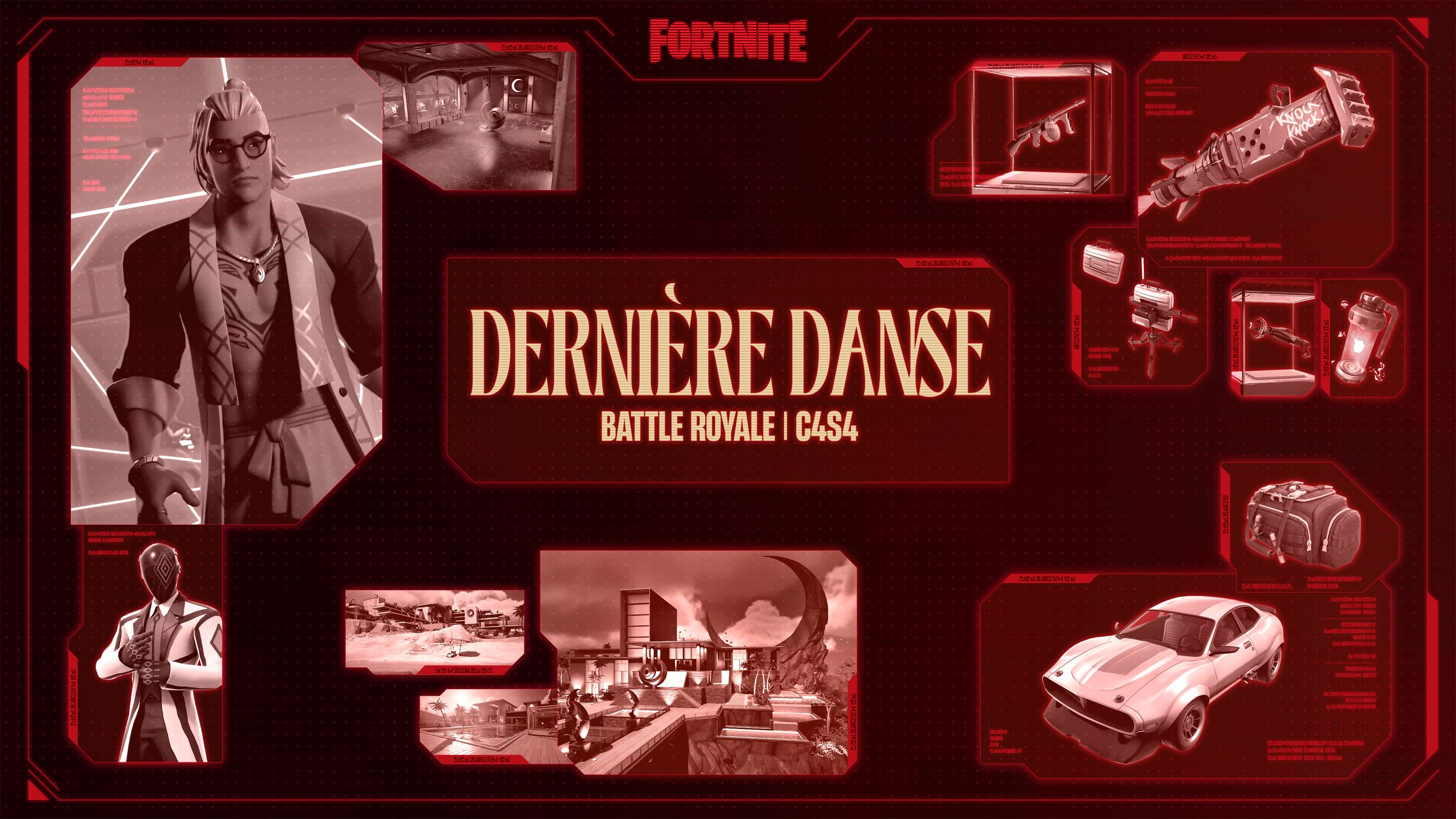 Fortnite Chapitre 4 Saison 4 : la carte de l'île se dévoile pour une  Dernière Danse