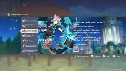 Image d'illustration pour l'article : Comment obtenir Lynette gratuitement - Genshin Impact