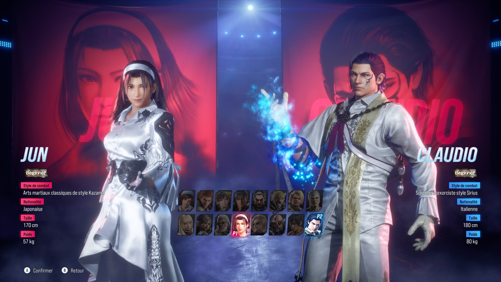 Tekken 8 bêta sélection roster