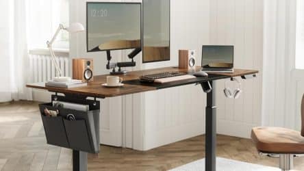Image d'illustration pour l'article : Des bureaux assis-debout Songmics et Sanodesk en promotion et à des prix très accessibles chez Amazon