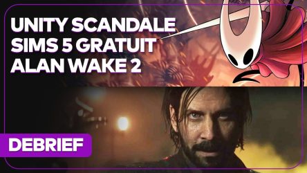 Image d'illustration pour l'article : Débrief' : Scandale Unity, Alan Wake 2, Les Sims 5 gratuit, Hades II, Demon Slayer et échecs commerciaux