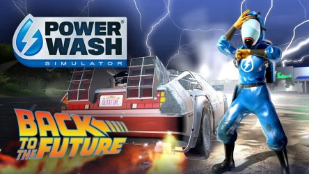 Image d'illustration pour l'article : PowerWash Simulator : Vous allez bientôt pouvoir nettoyer à travers le temps grâce à un DLC Retour vers le Futur